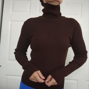 Ralph Lauren Cashmere Brown Turtle Neck